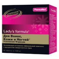 Lady's formula для Волос, Кожи и Ногтей усиленная формула с экстрактом хвоща, 60шт