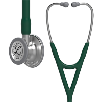 Стетоскоп Littmann Cardiology IV с темно-зеленной трубкой, длиной 69 см, акустическая головка цвета сталь, 6155