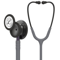 Стетоскоп Littmann Classic III, одноканальная трубка цвет серый, двусторонняя головка цвет дымчатый, ствол цвет фиолет, 69см, 5873