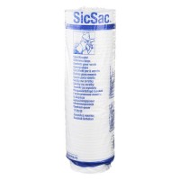 Гигиенические пакеты ЗигЗаг (SicSac) способны вместить до 1 литра жидкости, легко закрываются зажимом, 50шт, 999586