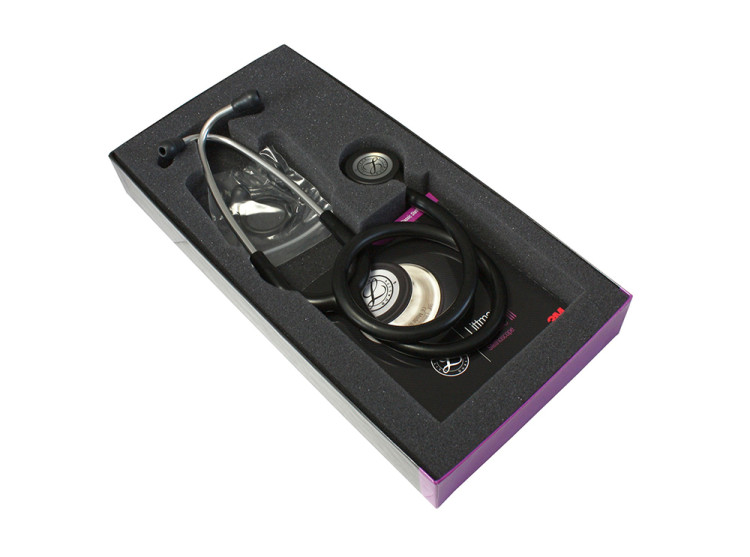 Стетоскоп Littmann Classic III с двусторонней головкой высокой звуковой чувствительности и черной трубкой 69см, 5620