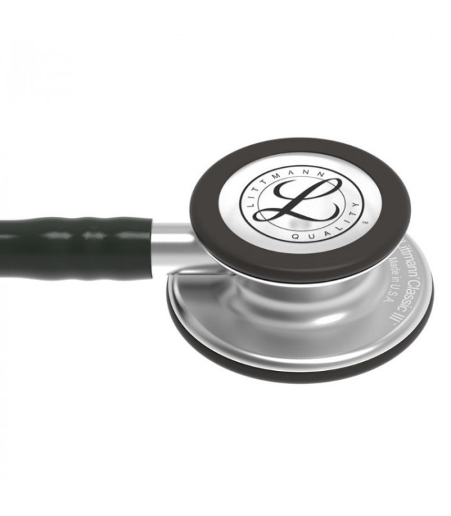 Стетоскоп Littmann Classic III,одноканальная трубка цвет черный, двусторонняя головка цвета "сталь", 69см, 5620