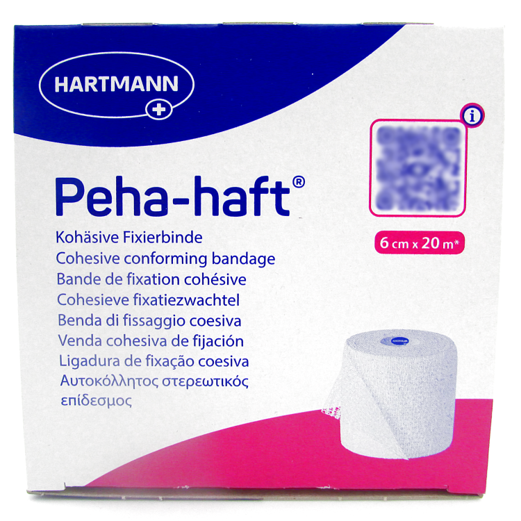 Бинт Peha-haft (Пеха Хафт) самофиксирующиеся без латекса, 6см х 20м, 300044