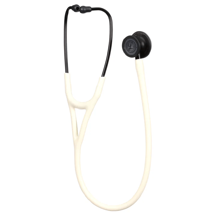 Стетоскоп Littmann Cardiology IV, двухканальная трубка цвет матово-белый, двусторонняя головка цвет черный, 69см, 6186C