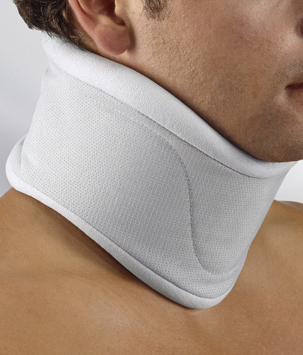 Ортез на шейный отдел Push med Neck Brace со cъемной пластиковой шиной, серый, 2.60.1 /2