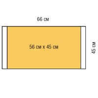 Пленки Ioban (Айобан) 2 с йодофором для асептики зоны операционного разреза, дышащая, 66х45см (56х45см), 6650