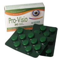 Про-Визио оказывает общеукрепляющее действие, снимает раздражение и усталость глаз, укрепляет капилляры, 700мг, 30шт