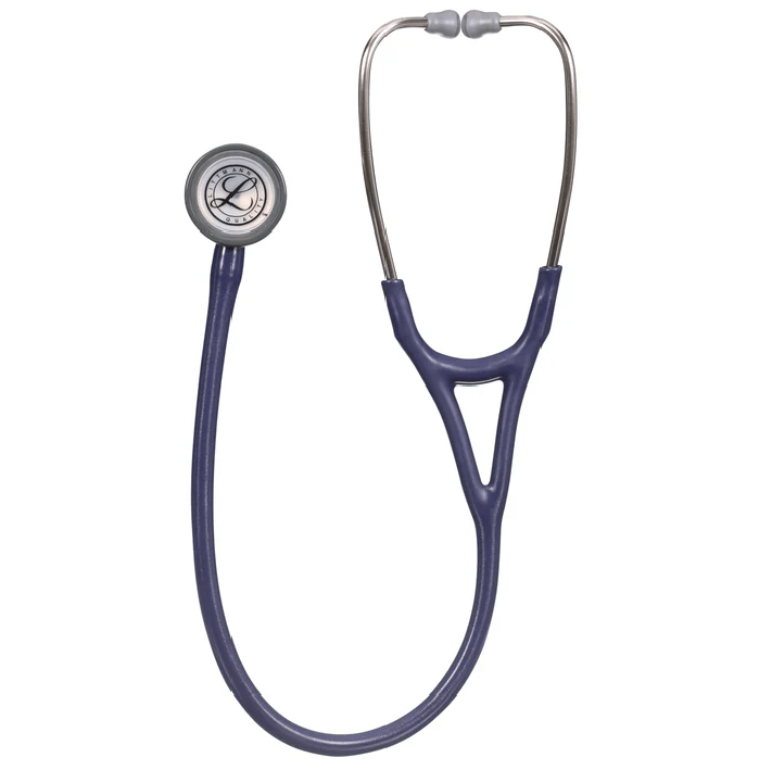 Стетоскоп Littmann Cardiology IV, двухканальная трубка цвет полночно-синий, двусторонняя головка цвет серебро, 69см, 6187C 