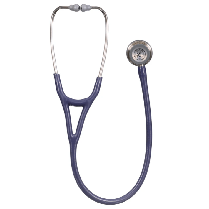 Стетоскоп Littmann Cardiology IV, двухканальная трубка цвет полночно-синий, двусторонняя головка цвет серебро, 69см, 6187C 