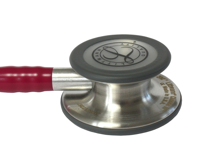 Стетоскоп Littmann Classic III двусторонняя головка высокой чувствительности и малиновой трубкой 69см, 5626