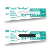 Индикатор химический Comply SteriGage, для контроля процеса паровой стерилизации, класс 5,500шт, 1243А