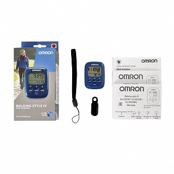 Шагомер электронный OMRON HJ-325-EB (синий)
