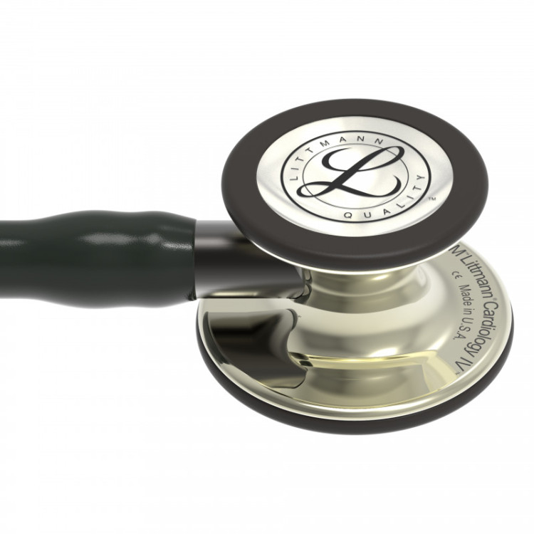 Стетоскоп Littmann Cardiology IV с черной трубкой, длиной 69 см, акустическая головка шампанское, 6179