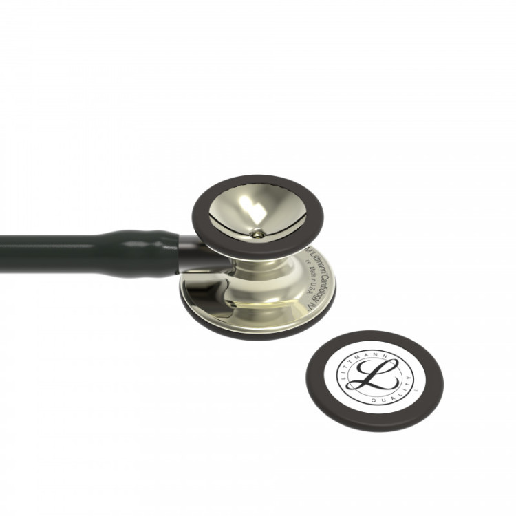 Стетоскоп Littmann Cardiology IV с черной трубкой, длиной 69 см, акустическая головка шампанское, 6179