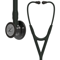 Стетоскоп Littmann Cardiology IV, двухканальная трубка цвет черный, двусторонняя головка цвет дымчатый, ствол черный, 69см, 6232