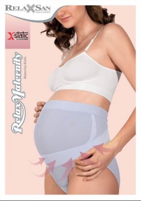 Бандаж дородовый Relaxsan Maternity с серебряной нитью, антибактериальный и антистатический эффект, эластичный, 5150