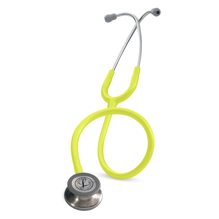 Стетоскоп Littmann Classic III с двусторонней головкой высокой чувствительности, трубка лимонно-лаймовая 69см, 5839