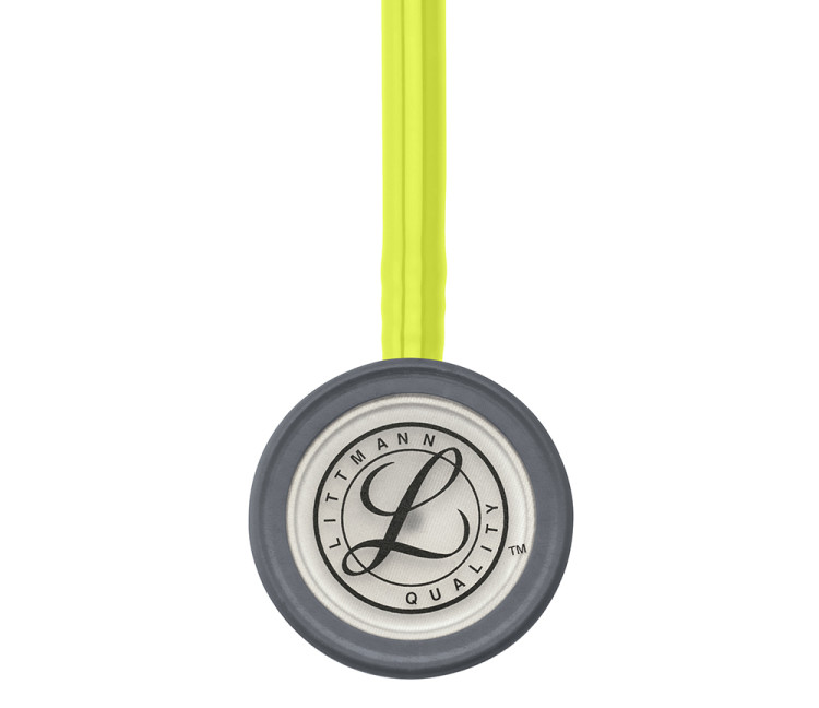 Стетоскоп Littmann Classic III с двусторонней головкой высокой чувствительности, трубка лимонно-лаймовая 69см, 5839