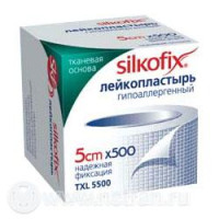 Силкофикс пластырь медицинский фиксирующий 3см х 250см на тканевой основе