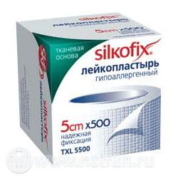 Силкофикс пластырь медицинский фиксирующий 3см х 250см на тканевой основе