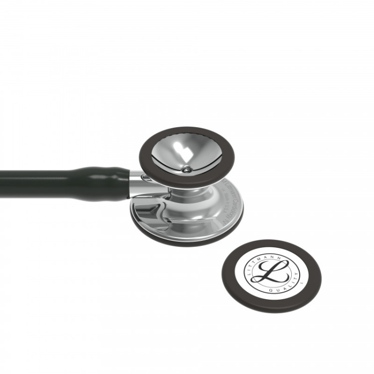 Стетоскоп Littmann Cardiology IV с черной трубкой, длиной 69 см, акустическая головка зеркальная, 6177