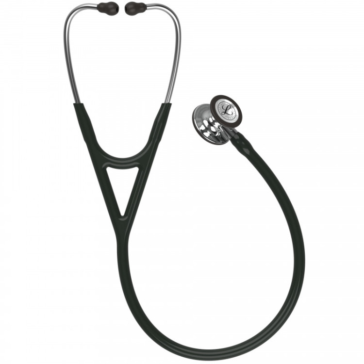 Стетоскоп Littmann Cardiology IV с черной трубкой, длиной 69 см, акустическая головка зеркальная, 6177