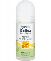 Дезодорант - ролик Долива / Doliva с витаминами, дезодорирует, защищает от неприятного запаха, освежает 50мл