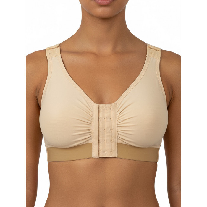 Бюстгальтер компрессионный трикотаж «LUOMMA IDEALISTA», послеоперационный, ID-601