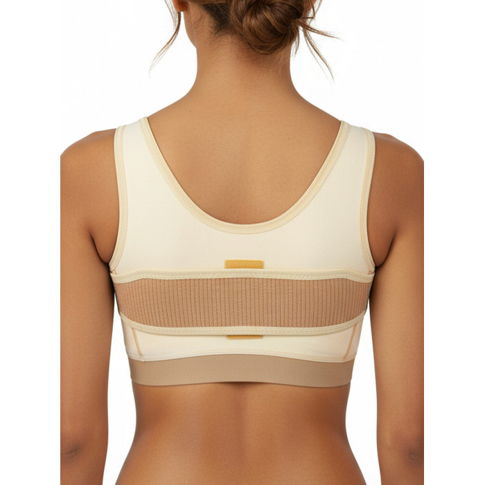 Бюстгальтер компрессионный трикотаж «LUOMMA IDEALISTA», послеоперационный, ID-601