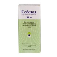 Шампунь от перхоти Себозол, восстанавливает структуру волос, устраняет себорею, отшелушивает, объем 100 мл