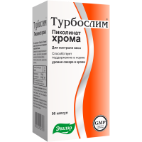 Турбослим Пиколинат Хрома снижает аппетит, поддерживает уровень сахара в крови, 90шт