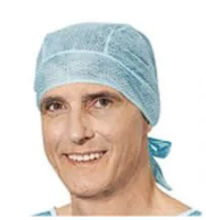 Шапочка Foliodress cap Comfort Bandana, бандана для мед.персонала одноразовая, цв. аква,100шт, 992477