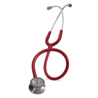 Стетоскоп Littmann Classic III двусторонняя головка высокой чувствительности и бордовой трубкой 69см, 5627