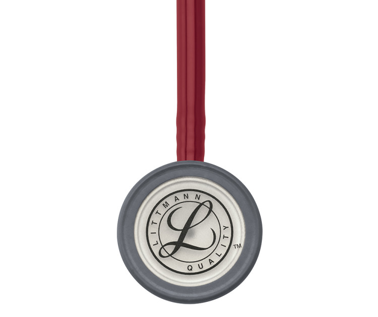 Стетоскоп Littmann Classic III двусторонняя головка высокой чувствительности и бордовой трубкой 69см, 5627