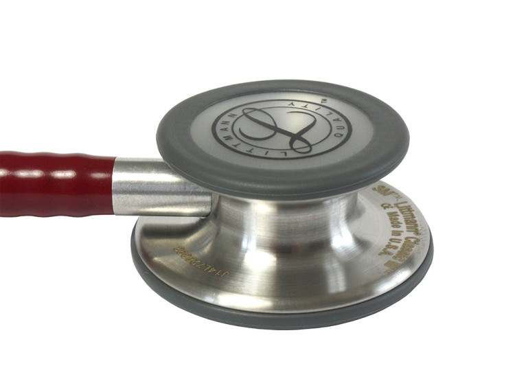 Стетоскоп Littmann Classic III двусторонняя головка высокой чувствительности и бордовой трубкой 69см, 5627