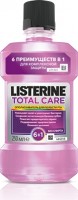 Ополаскиватель для полости рта Listerine / Листерин, Total Care, уменьшает налет, уничтожает бактерии, 250мл