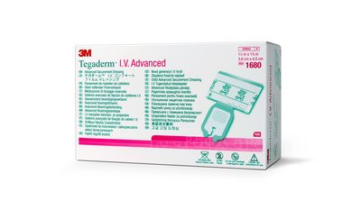 Повязка 3M Tegaderm IV Advanced с U-образным вырезом прозрачная для ран и катетеров стерильная 3.8х4.5см, 100шт, 1680