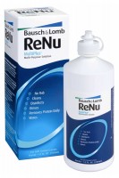 Раствор Renu Multiplus для ухода за контактными линзами, удаляет протеиновые отложения, увлажнение, 60мл