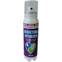Очиститель кожи Аквастома-Антиклей аэрозоль для удаления клея от адгезивной пластины, 150мл, 1шт, AquaStoma