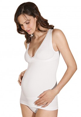 Майка для кормящих женщин Relaxsan Maternity, для поддержки груди, кружевная отделка, эластичная, гипоаллергенная, 5720
