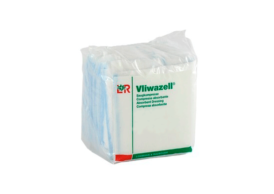 Повязки абсорбирующие Фливацель (Vliwazell) стерильные для ран с высокой экссудацией, 20х40см, 30шт, 30456