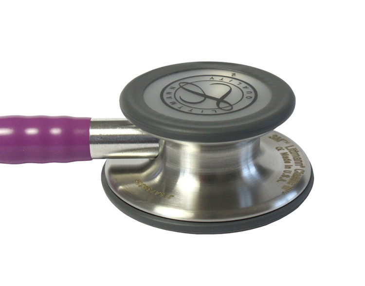 Стетоскоп Littmann Classic III с двусторонней головкой высокой чувствительности и трубкой цвета лаванды 69см, 5832