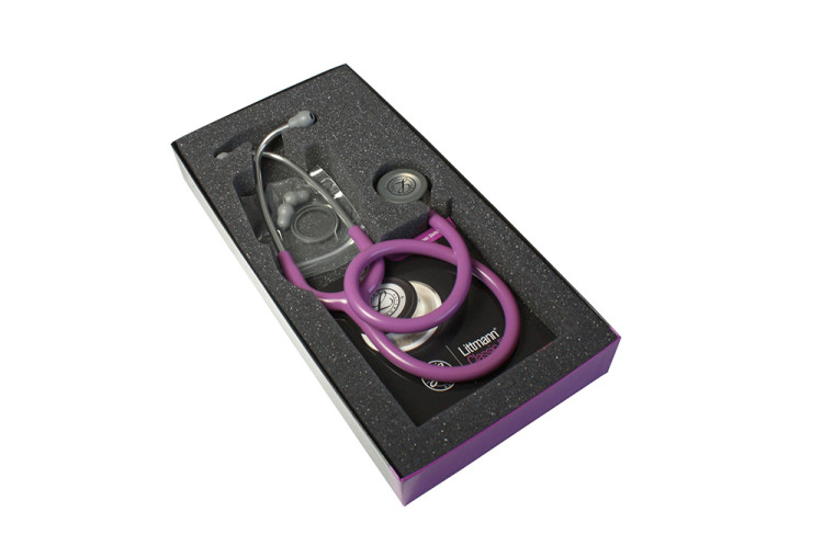 Стетоскоп Littmann Classic III с двусторонней головкой высокой чувствительности и трубкой цвета лаванды 69см, 5832