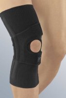Бандаж на колено protect.PT soft полужесткий с компрессионной манжетой, унисекс черный, P7740/P7750