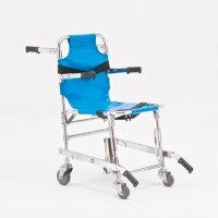 Носилки-кресло Hebei Medical складные для транспортировки сидя с колесами, ремнями и рукоятками, 70х52х91см, YDC-5L