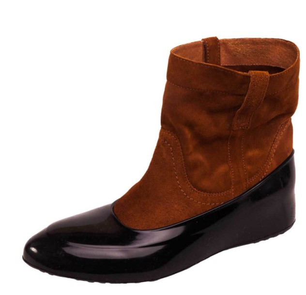 Галоши женские закрытые черные Rain-Shoes WBL 21