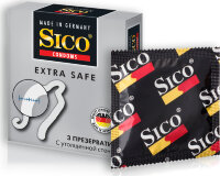 Презервативы Sico EXTRA SAFE с утолщенной стенкой 3 шт.