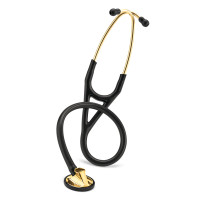 Стетоскоп Littmann Master Cardiology, двухканальная трубка цвет черный, односторонняя головка цвет золотой, 69см, 2175