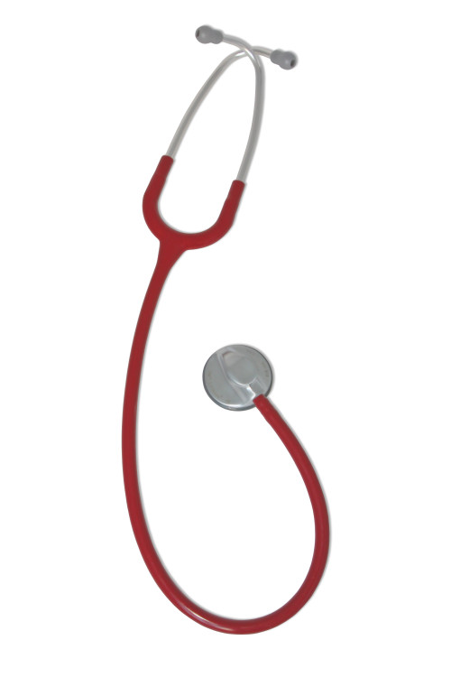 Стетоскоп Littmann Master Classic II односторонний с бордовой трубкой, 69см, 2146