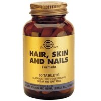 Комплекс Solgar Кожа, ногти и волосы с витамином С улучшает состояние ногтей, волос, кожи, 60шт